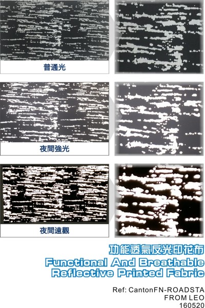 FJ-RDSR 功能透氣反光印花布3 45度照